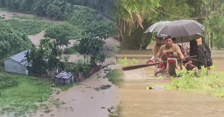 বন্যা-পাহাড়ধসে বিপর্যস্ত বান্দরবান-কক্সবাজার, বাড়ছে মৃতের সংখ্যা